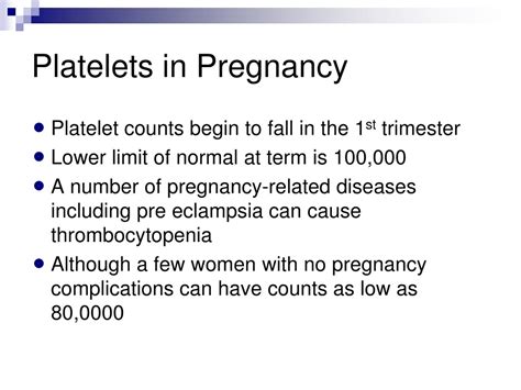 Delivery Platelet Count at Louis Brannan blog