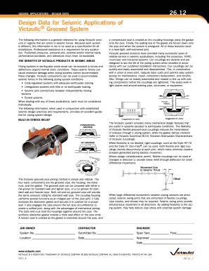 Fillable Online 26.12 Grooved System Design Data for Seismic ...