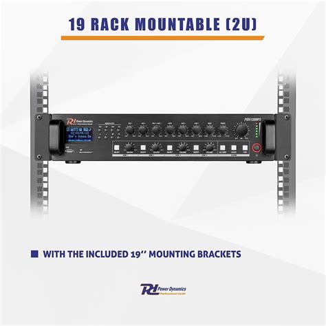 Power Dynamics PD PDV120MP3 4-Zone 120W PA Mixer India | Ubuy