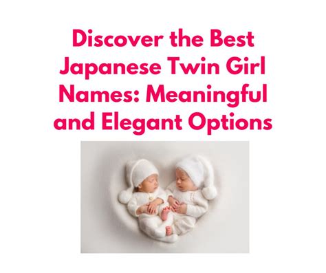 Twin Girl Names