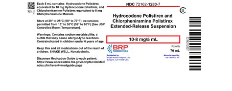 DailyMed - HYDROCODONE POLISTIREX AND CHLORPHENIRAMINE POLISTIREX ...