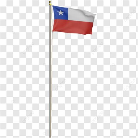Chile Flag Waving With Pole Transparent, Chile Flag Waving, Chile Flag ...