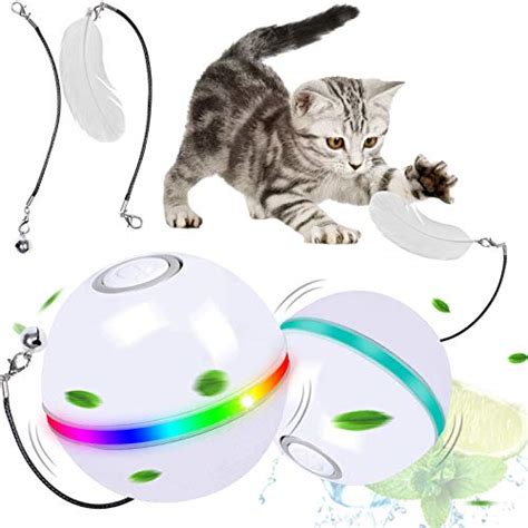 Giochi Parete Gatti Giocattolo Intelligente Per Gatti SONGDIQI - Caterpillar Interattivo Con Movimento Giocattolo Ricarica USB - 3