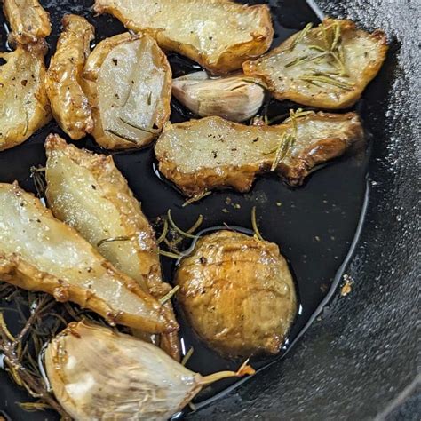 Jerusalem Artichokes Roasted in Olive Oil