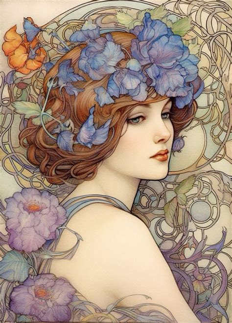 Pin by Decorative Muralist Grace on MUCHA / Style of MUCHA in 2025 ...
