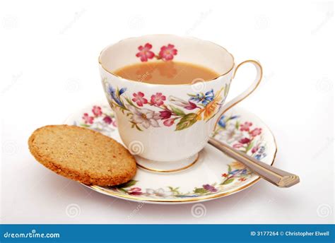 English tea and biscuit stock photo. Image of cottage - 3177264