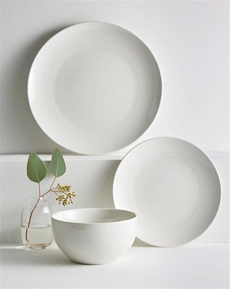 crockery | White dinner table, Dinner sets, White tableware