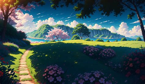 Anime Nature 4K Wallpapers - 4k, HD Backgrounds on WallpaperBat