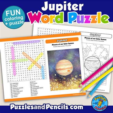 Solar System Puzzles Printable 的图像结果