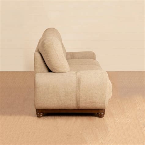 Buy Tagetes Fabric 3-Seater Sofa - Beige from Home Centre at just INR ...