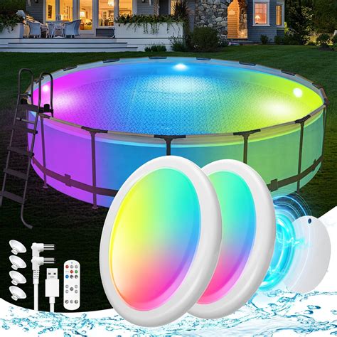Amazon.com: ZCONIEY Underwater Pool Light Return Jet - 7 Color Changing ...