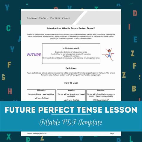 Future Perfect Verb Examples 的图像结果
