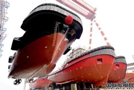 镇江船厂4船同日吊装下水创国内先河 - 在建新船 - 国际船舶网
