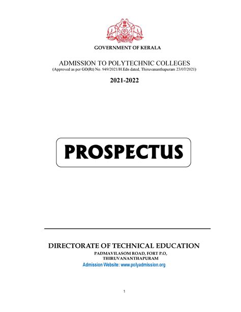 Prospectus-2021-en - This is study notes - GOVERNMENT OF KERALA ...