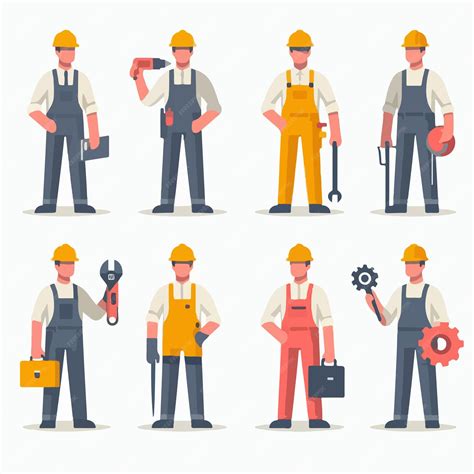 Manufacturing Workers Vector 的图像结果