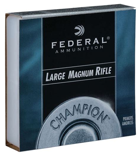 Federal 215 Champion Large Magnum Rifle Primers 1000 total packed 10 ...