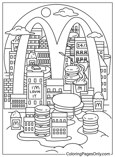 20+ McDonald's Coloring Pages - Free Printable PDF & Online Coloring