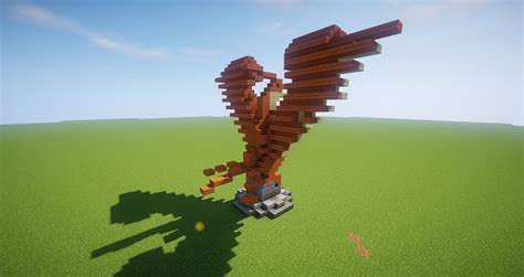 Image result for Minecraft Statues Phoenix Tutorial