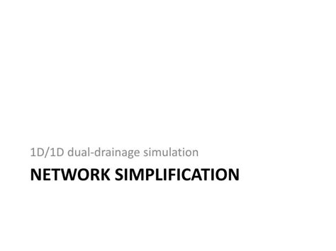 Image result for Simplification of Networks