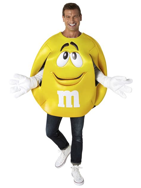 M&M's Yellow Adult Unisex Costume - Walmart.com