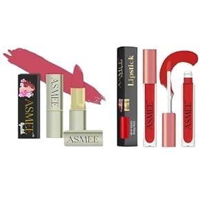 Buy Asmee Liquid Matte lipstick Ruby Red, 100% Veg, FDA Approved ...