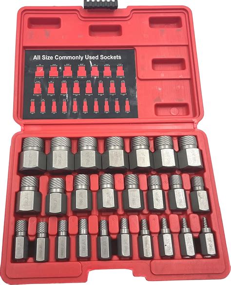 Buy Steel Force ASE25 25Pcs Screw Extractor Set | Broken Bolt Remover ...
