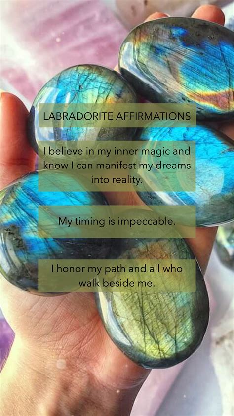 Labradorite Palm Stones | Crystals healing properties, Healing crystals ...