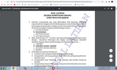 Sukses Hadapi Tes P3K: Contoh Soal dan Strategi Jitu!