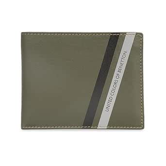 Buy UNITED COLORS OF BENETTON Men RFID Protected Camben Passcase Wallet ...