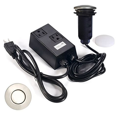 Buy Sink Garbage Disposal Air Switch, KEBE Dual Outlet Sink Top Air ...