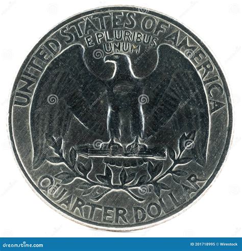 United States Coin. Quarter Dollar 1965 Stock Image - Image of bald ...