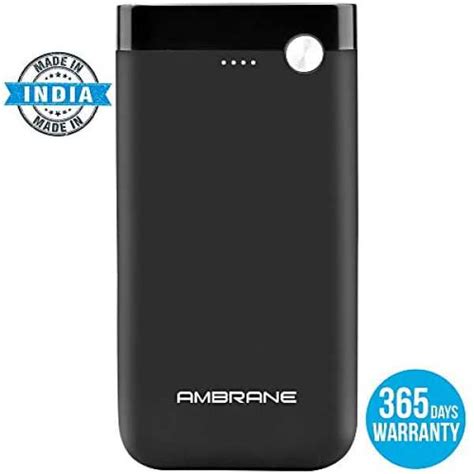 Ambrane PP-11 10000mAh Power Bank - Red | Black Price in India, Specs ...