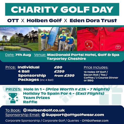 Charity Golf Day in support of Eden Dora Trust for Children with ...