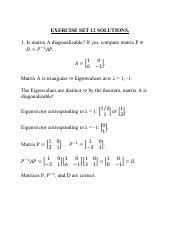 Image result for Simultaneous Diagonalization Exercise