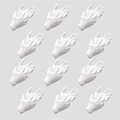 Kuber Industries Summer Gloves Pack of 12 - Cotton, Sun Burn Protection ...