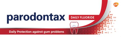 Parodontax Daily Fluoride 75g Gum Care Toothpaste For Daily Protection ...