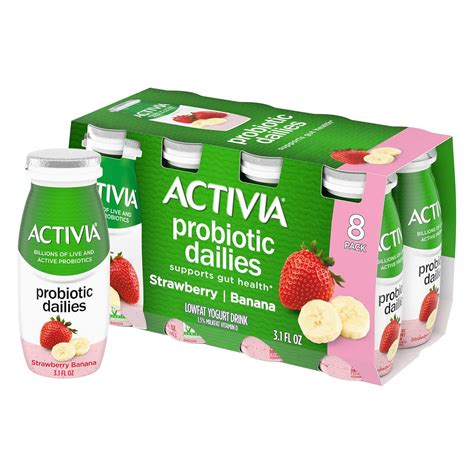 Amazon.com: Activia Probiotic Dailies Low Fat Yogurt Drink, Strawberry ...