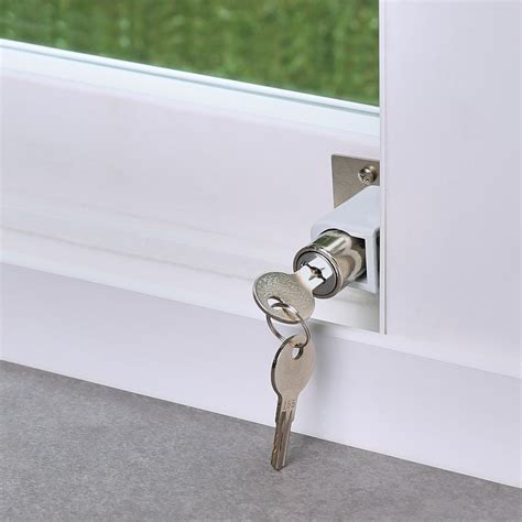 Prime Line White Step On Sliding Patio Door Lock - Patio Ideas