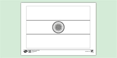 India Flag Colouring