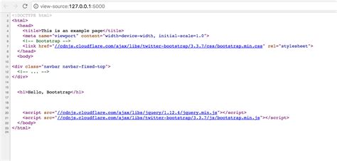 Bootstrap Flask Tutorial 的图像结果