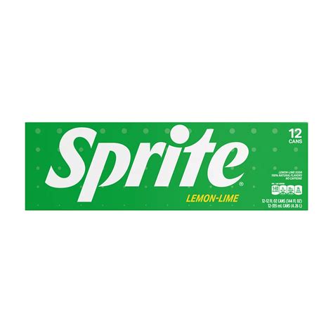 Buy Sprite Lemon-Lime Caffeine Free Soda Soft Drink Fridge Pack Cans ...