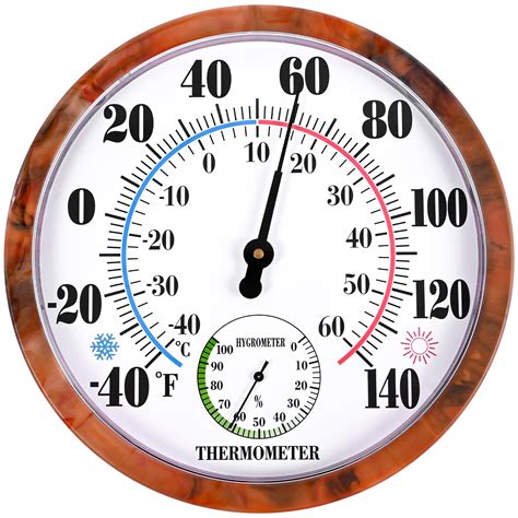 Snapklik.com : Indoor Outdoor Thermometer Hygrometer - 10Inch Outdoor ...