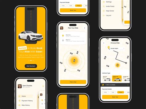 On-Demand Taxi Booking App Portfolio| BMV System Integration