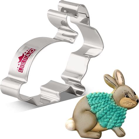 Amazon.com: WJSYSHOP Running Rabbit Bunny Shape Cookie Cutter - B: Home ...