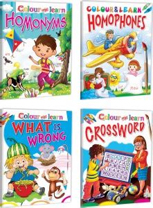 Colour and Learn Homonyms, Homophones, What is Wrong and Crossword book ...