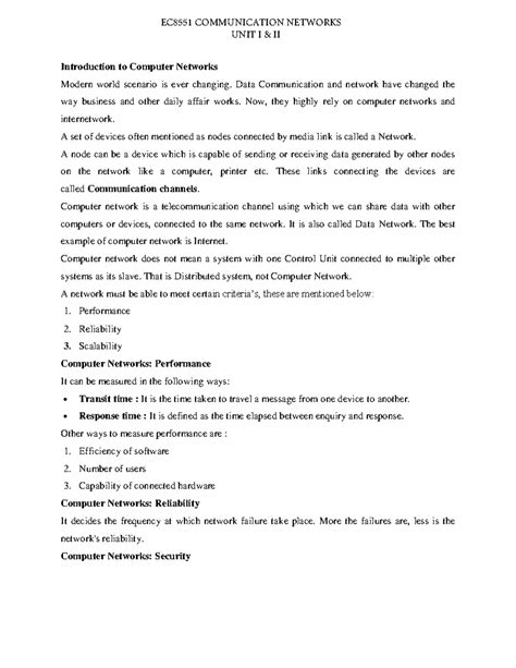 EC2304A Network Routing Algorithms Lecture Notes and Study Guide - Studocu