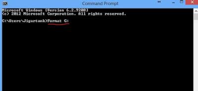 Image result for Format Using DOS Command