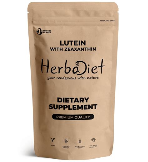 Herbadiet Lutein Powder|50 Gram|Marigold Extract Powder 20% Lutein With ...