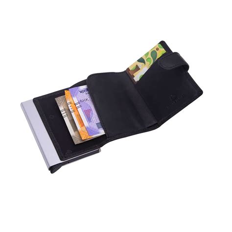 Scudo Vintage Slim Wallet - Black – Makoba
