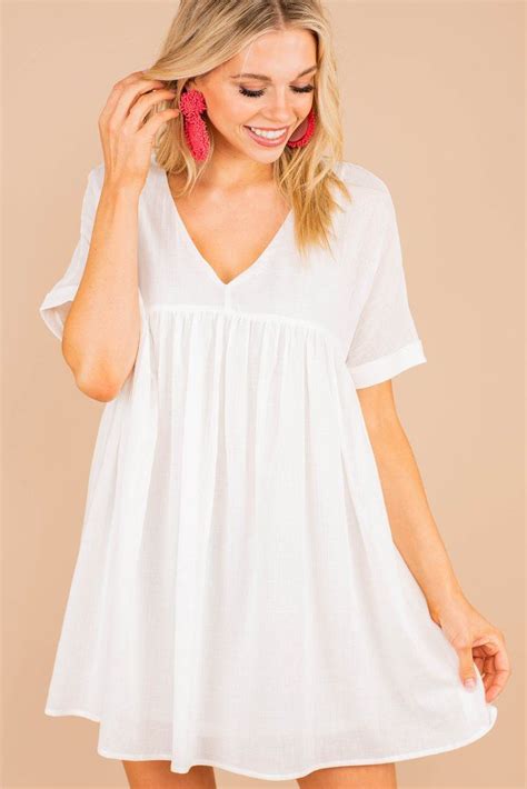 white babydoll dress